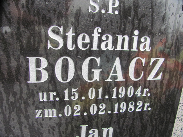 Jan Bogacz 1907 Żabno Niedomice - Grobonet - Wyszukiwarka osób pochowanych