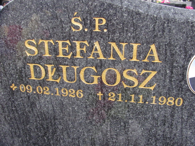 Stefania Długosz 1926 Żabno Niedomice - Grobonet - Wyszukiwarka osób pochowanych