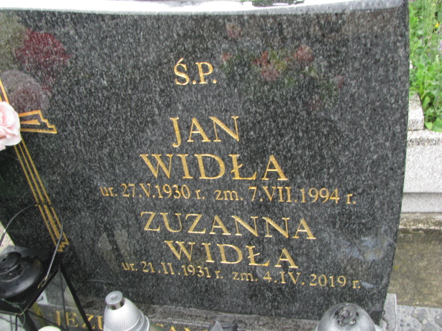 Zuzanna Widła 1931 Żabno Niedomice - Grobonet - Wyszukiwarka osób pochowanych
